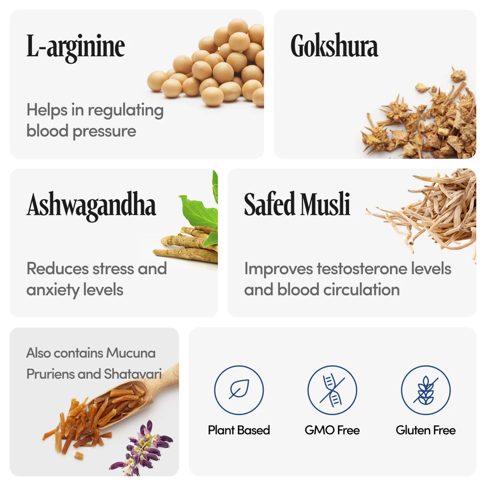 Satva Vardhak Herbal Man Power Tablets | Ayurvedic Strength & Stamina Formula