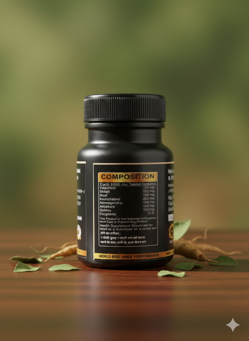 Satva Vardhak Herbal Man Power Tablets | Ayurvedic Strength & Stamina Formula